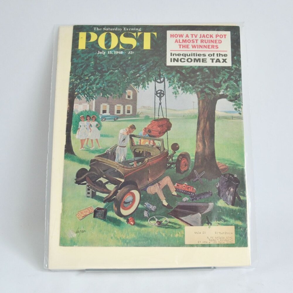 The Saturday Evening Post Magazine COVER July 15 1961